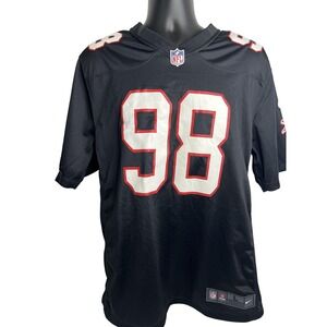 Atlanta Falcons Jersey‎ Mens Large Black NFL Football 98 Glanville Nike On Field